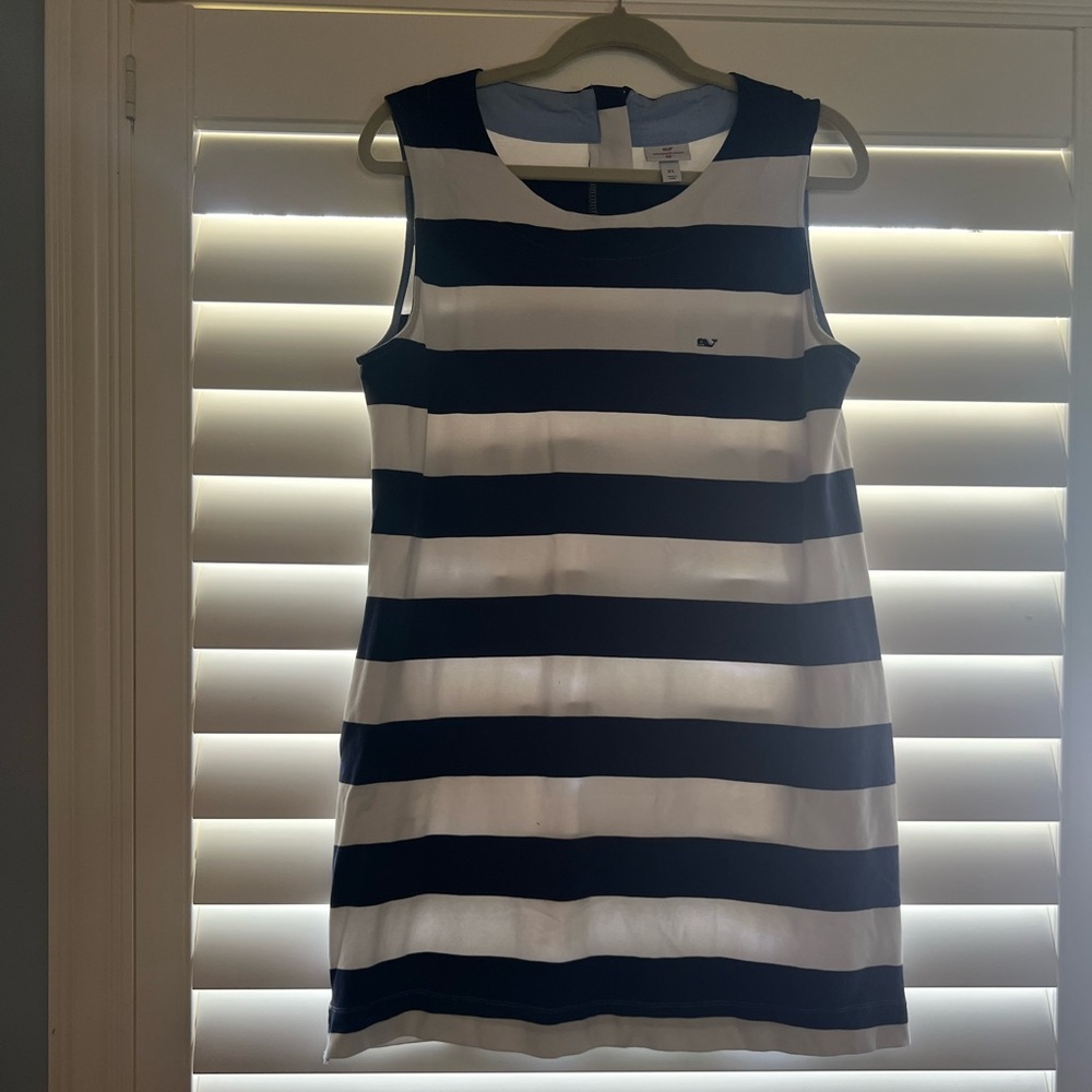 Vineyard Vines Classic Navy and White Mini Dress